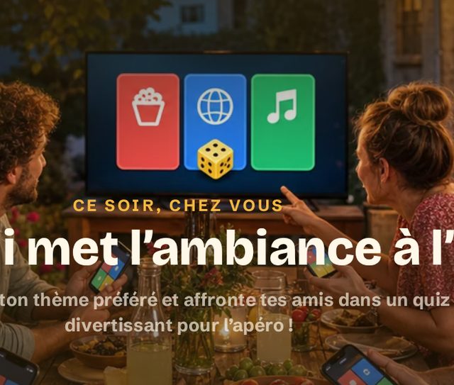 La TV du salon affiche les thèmes à voter — ce soir, chez vous